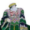 Beautiful Dark Green Gand Afghani Set with Vest