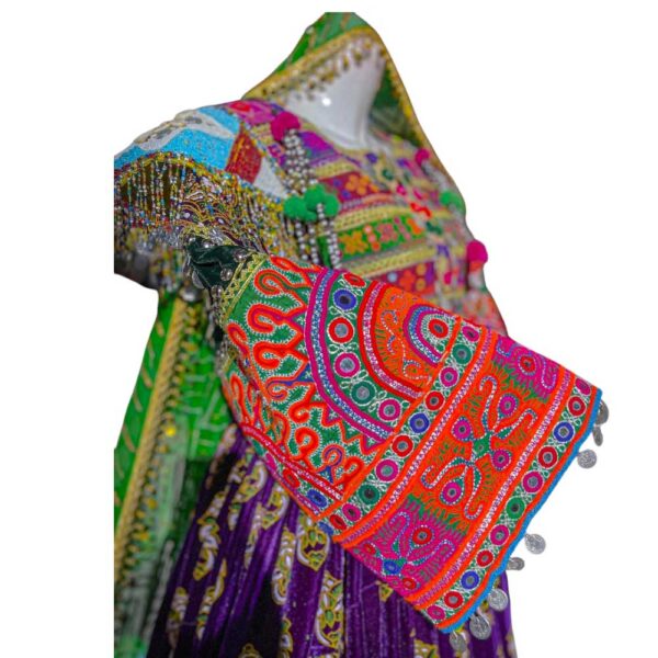 Beautiful Gand Afghan with Unique Skirt Design - Image 4