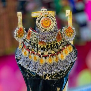 Beautifull Yellow Traditional Afghan Jewellery One
