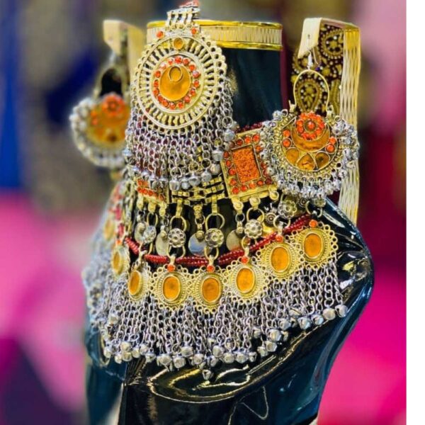 Beautifull Yellow Traditional Afghan Jewellery One - Image 2