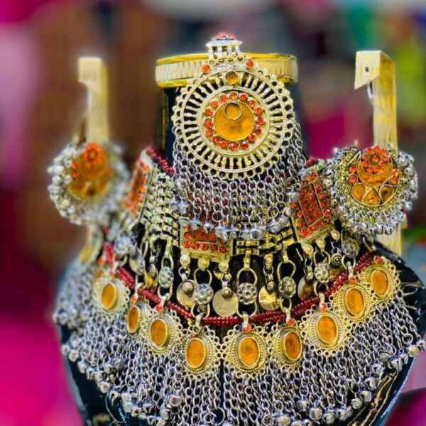 Beautifull Yellow Traditional Afghan Jewellery One - Image 4