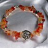 Orange Agate Stone Bracelet